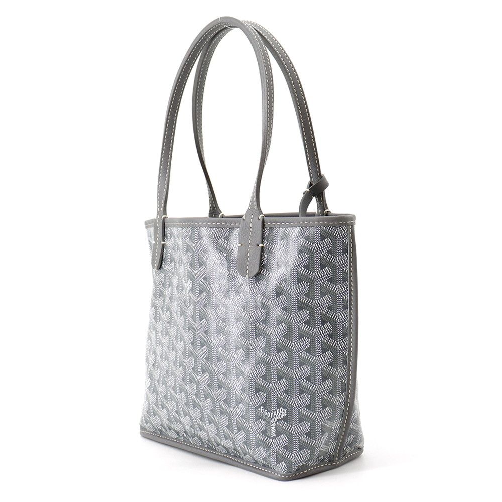 Goyard Handbag Anjou Mini Reversible Leather Herringbone — view 2