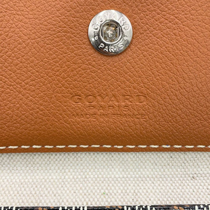 Goyard Tote Bag Saint Louis PM Leather Herringbone Black — view 6