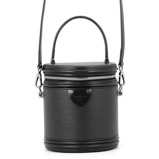 Louis Vuitton Epi Cannes 2-Way Shoulder Bag Black