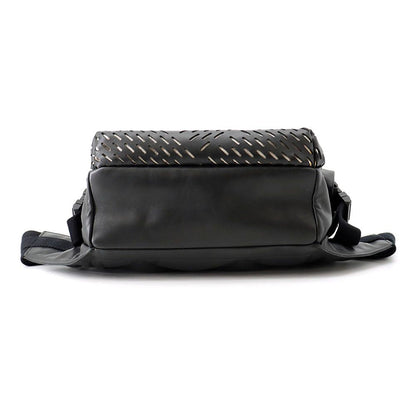 Bottega Veneta Belt Bag Perforated Crossbody Leather Black — view 4
