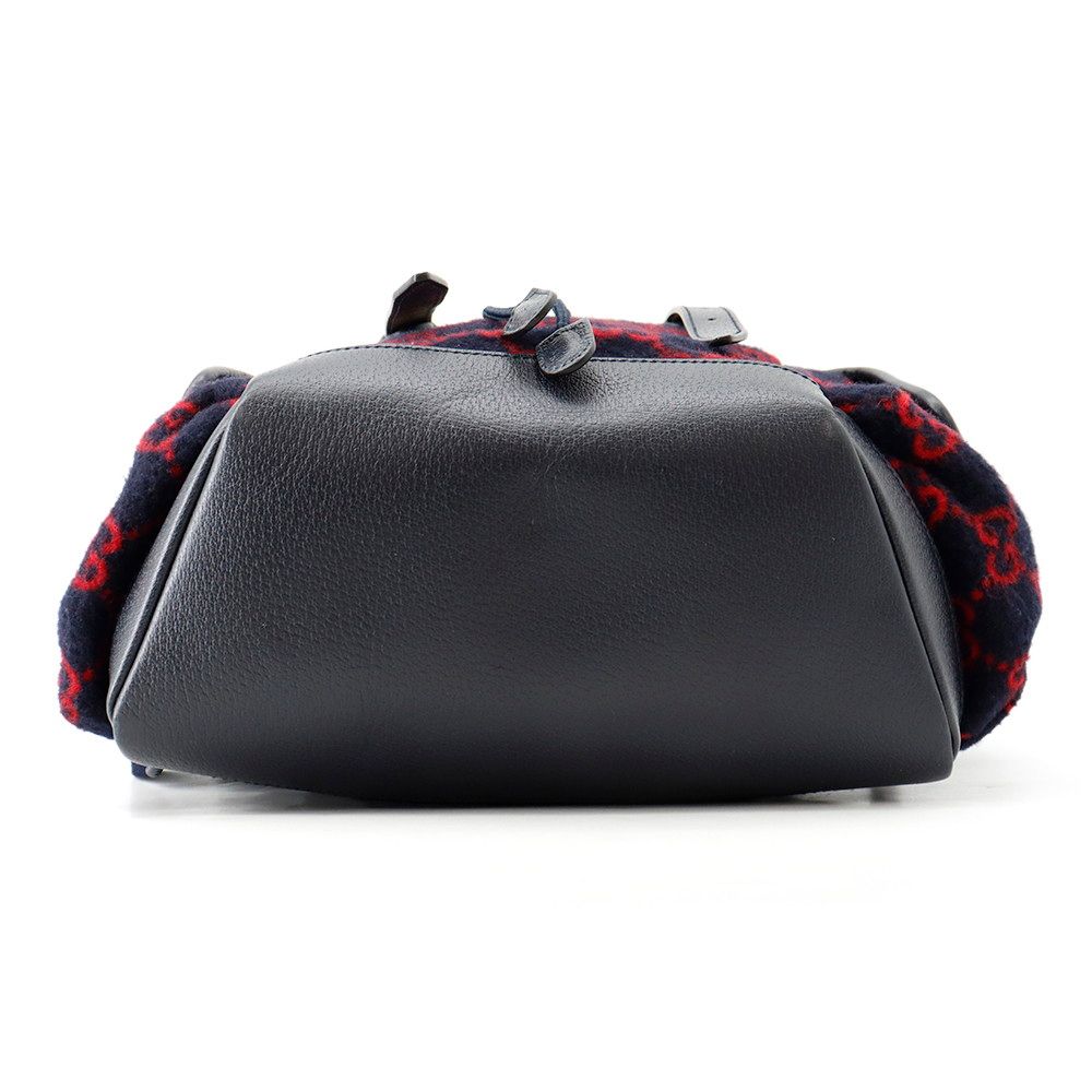 Gucci Backpack GG Wool Leather — view 3