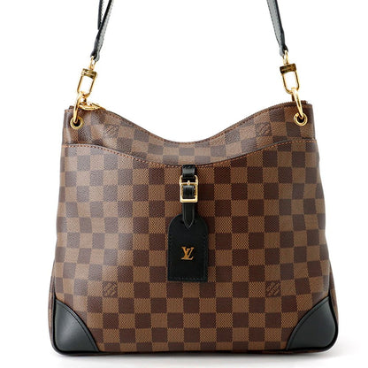Louis Vuitton Shoulder Bag Damier Ebene Odeon NM Black