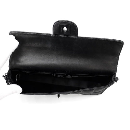 Chanel Chain Shoulder Bag New Travel Line CC Logo Nylon Black — view 5
