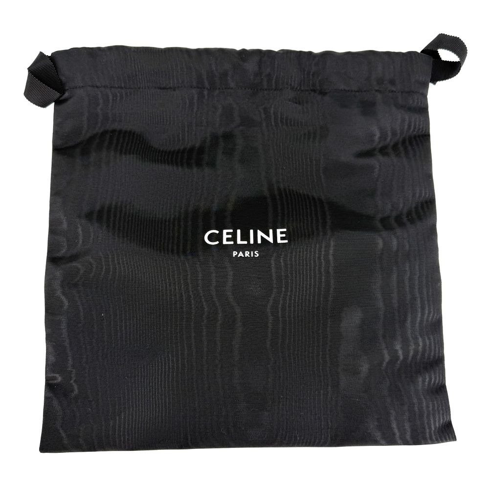 Celine Shoulder Bag Triomphe Chain Brown Gold — view 7
