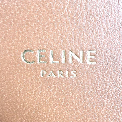 Celine Shoulder Bag Teen Triomphe Crossbody Leather Brown Gold — view 5