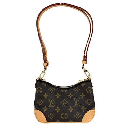 Louis Vuitton 2-Way Nano Boulogne Shoulder Bag Crossbody Monogram Canvas Brown — view 2