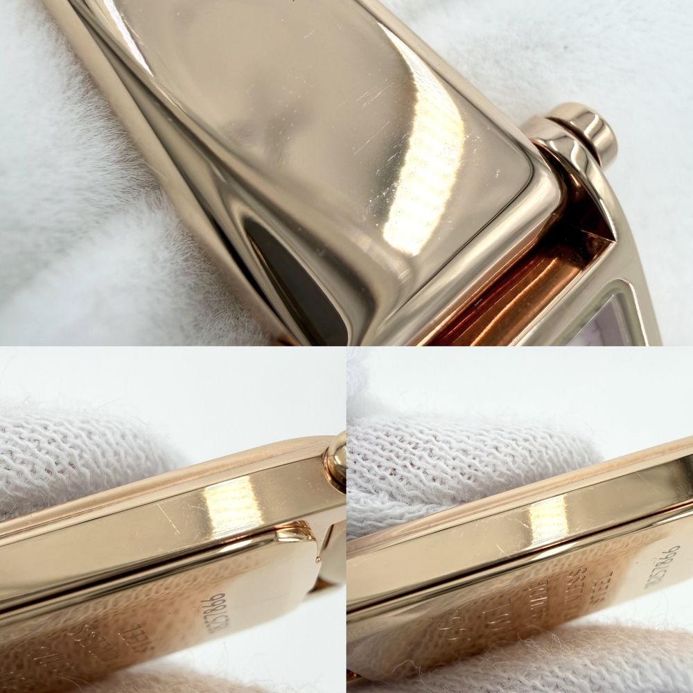 Gucci Watch GG Diamond Pink Shell Dial Quartz Stainless Steel Gold — view 6