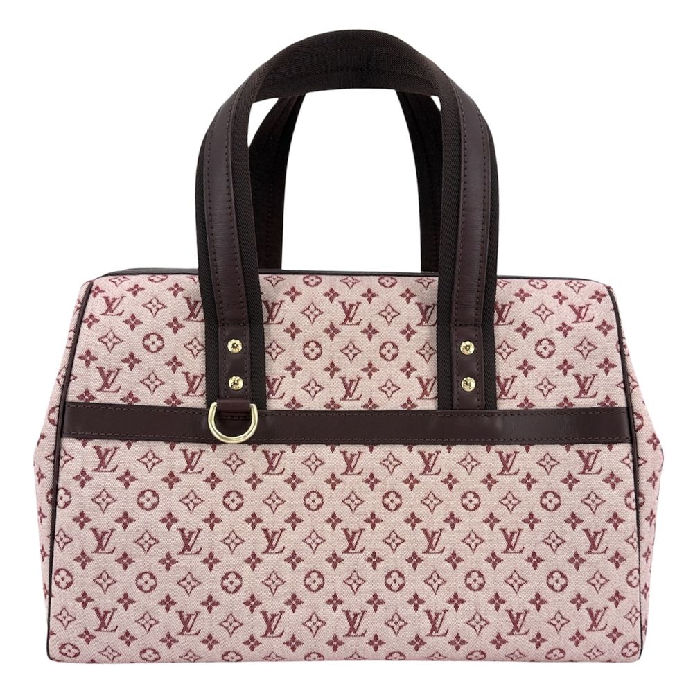 Louis Vuitton Tote Josephine GM Handbag Shoulder Monogram Mini Canvas Pink Gold