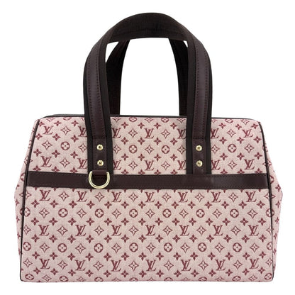 Louis Vuitton Tote Josephine GM Handbag Shoulder Monogram Mini Canvas Pink Gold