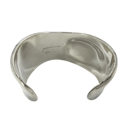 Tiffany & Co Bangle Bone Cuff Elsa Peretti 925 Sterling Silver Bracelet — view 2