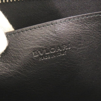 Bvlgari Logo Leather Black Clutch — view 7