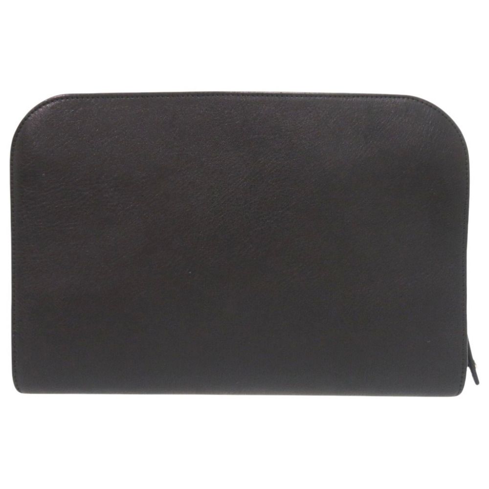 Bvlgari Logo Leather Black Clutch — view 2