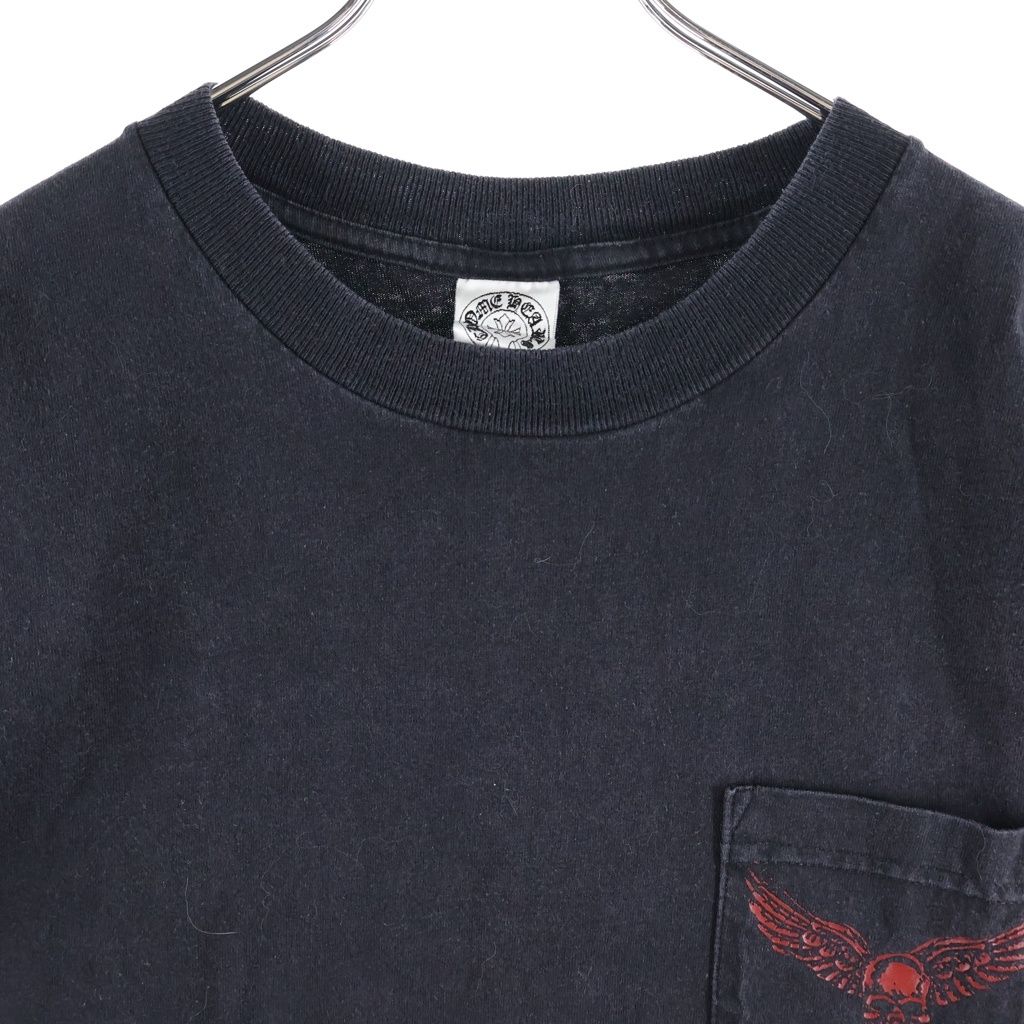 Chrome Hearts Vintage Foti Short Sleeve Tee Mahalia Print T-Shirt Black — view 3