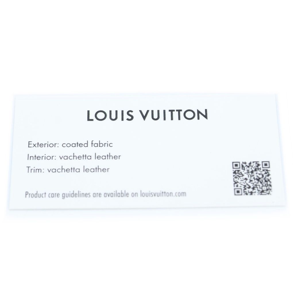 Louis Vuitton Monogram Heritage Card Case Slim Stripe Leather Business Navy — view 6