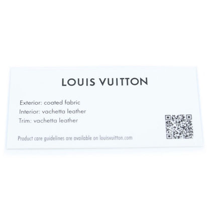 Louis Vuitton Monogram Heritage Card Case Slim Stripe Leather Business Navy — view 6