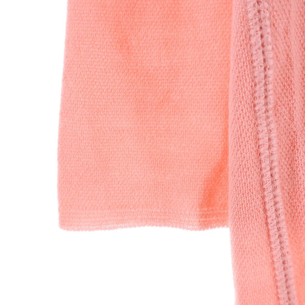 Louis Vuitton V-neck Cashmere Knit Sweater 3/4 Length Pink — view 6
