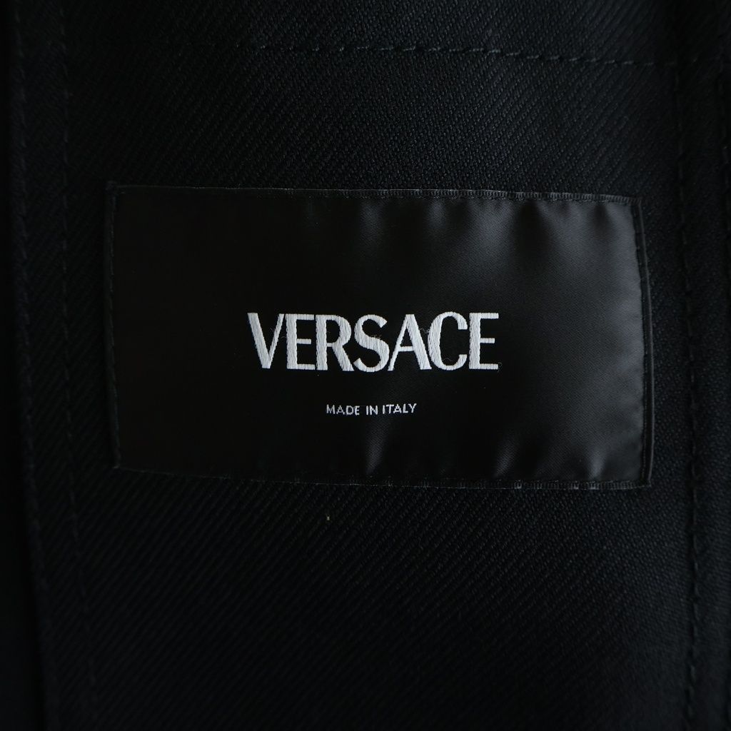 Versace Barocco Jacquard Carpenter Jacket Black — view 6