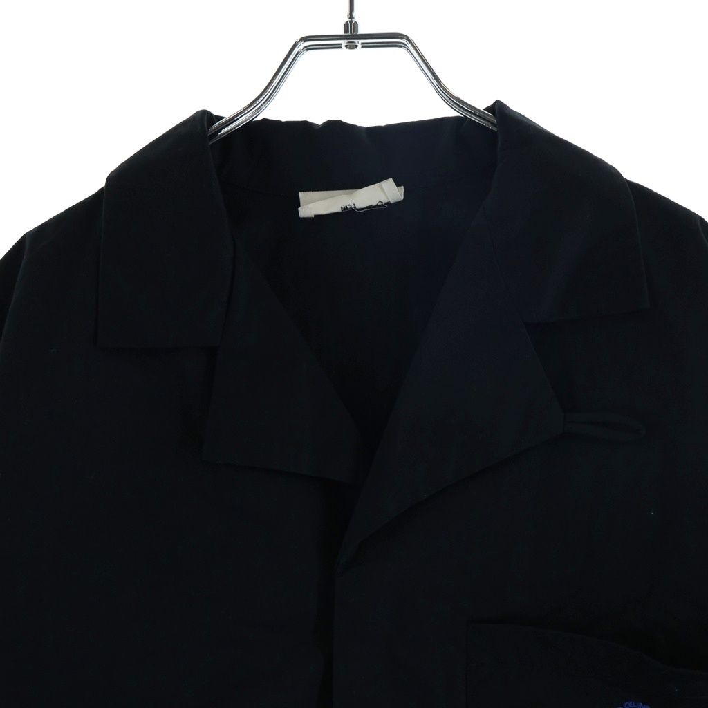 Celine Triomphe Short Sleeve Shirt Black Cotton — view 3
