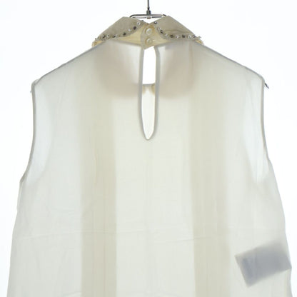 Miu Miu Blouse Bijou Sleeveless White — view 4