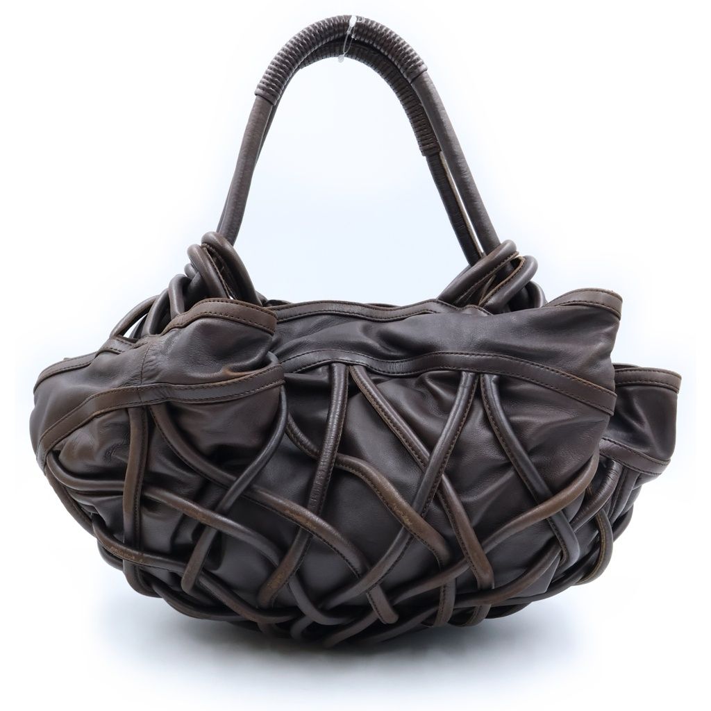 Loewe Nappa Aire Handbag Brown Leather — view 2