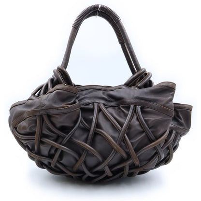 Loewe Nappa Aire Handbag Brown Leather — view 2