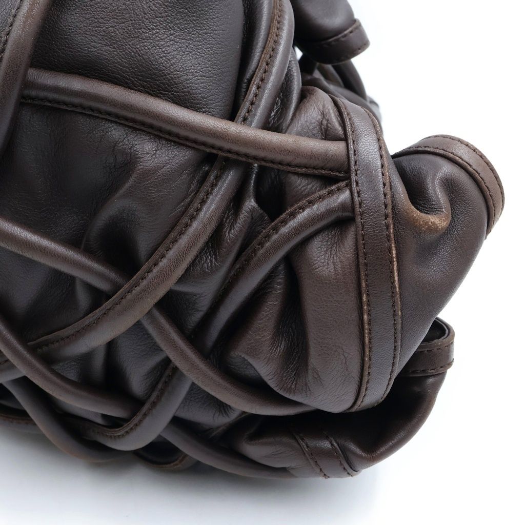 Loewe Nappa Aire Handbag Brown Leather — view 5