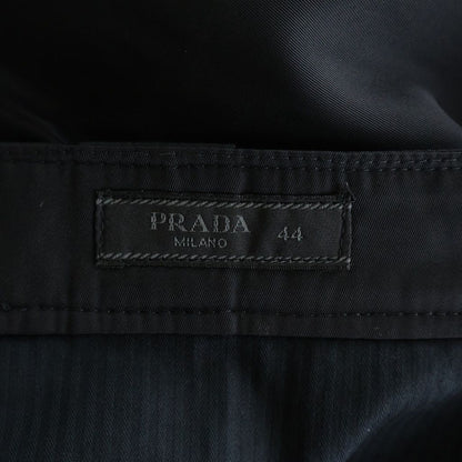 Prada Nylon Jogger Pants Triangle Logo Black — view 6