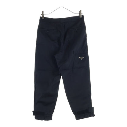 Prada Nylon Jogger Pants Triangle Logo Black — view 2