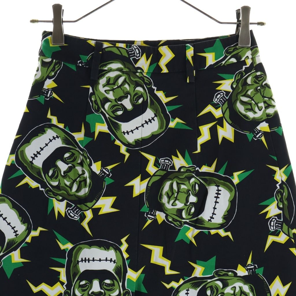 Prada Frankenstein Skirt All Over Print Black — view 4