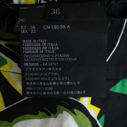 Prada Frankenstein Skirt All Over Print Black — view 8