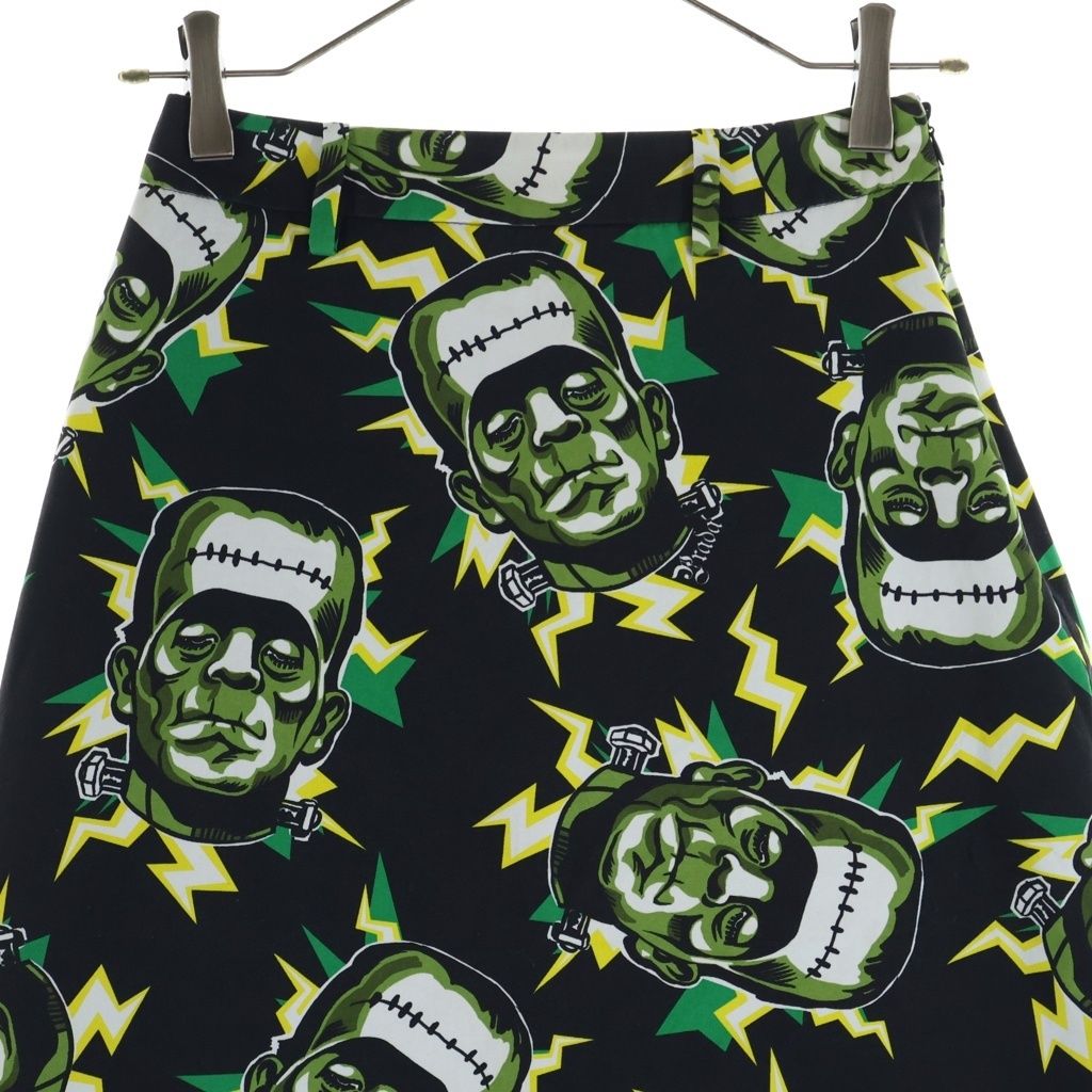 Prada Frankenstein Skirt All Over Print Black — view 3