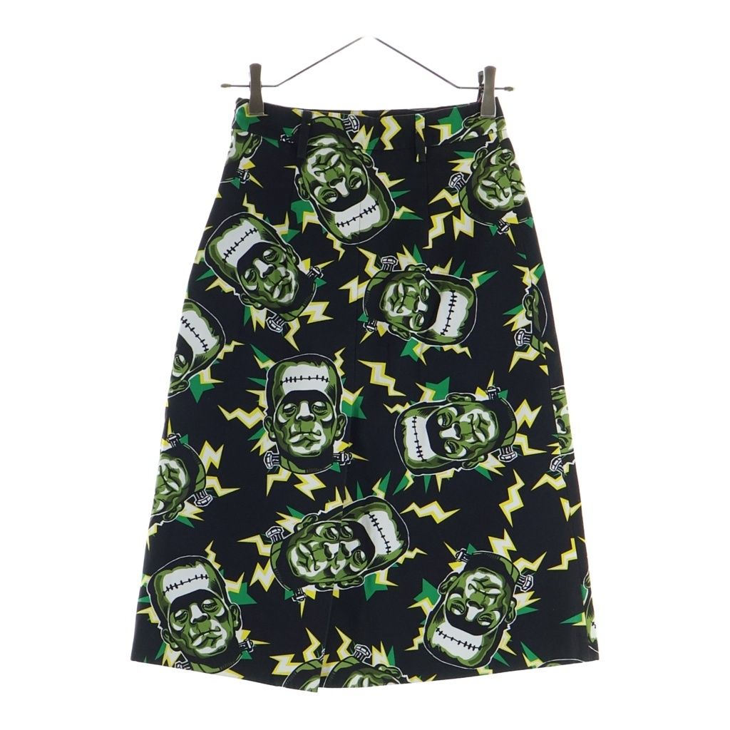 Prada Frankenstein Skirt All Over Print Black — view 2