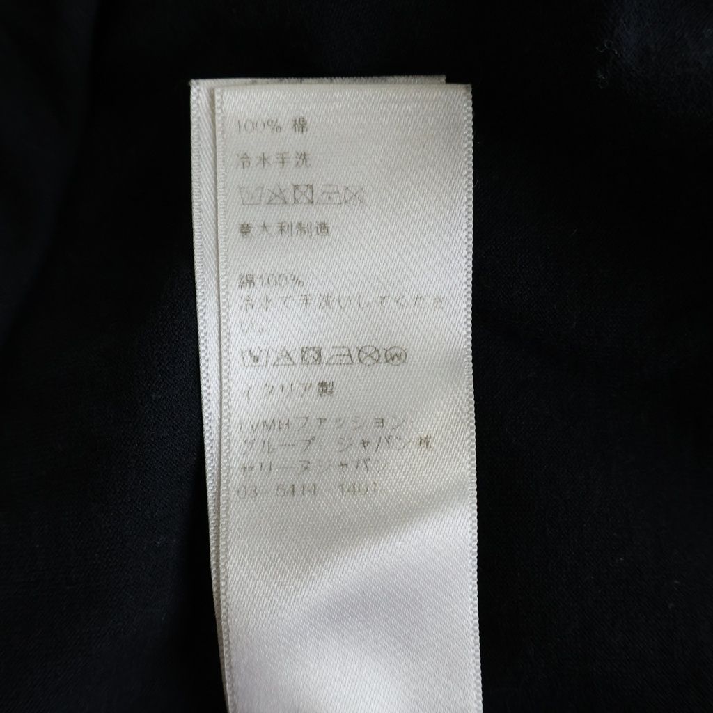 Celine Studs Logo Tee Studded T-Shirt Crew Neck Short Sleeve Black — view 8