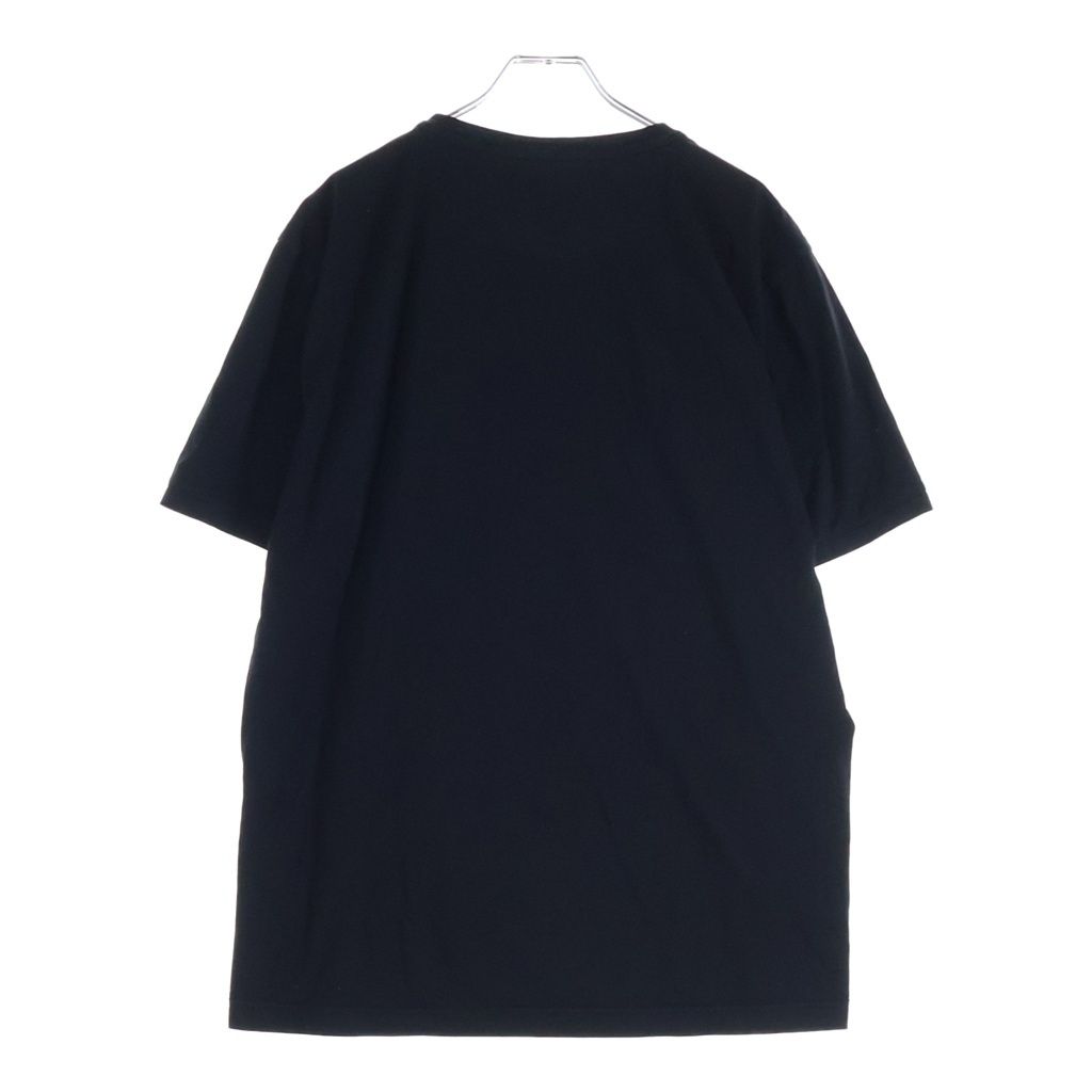 Fendi FF Box Logo Crew Neck Short Sleeve Top T-Shirt Black — view 2