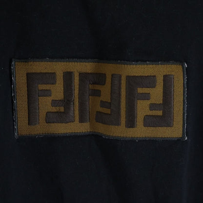 Fendi FF Box Logo Crew Neck Short Sleeve Top T-Shirt Black — view 5