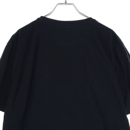 Fendi FF Box Logo Crew Neck Short Sleeve Top T-Shirt Black — view 4