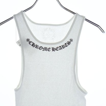 Chrome Hearts Neck Logo Back Girls Print Tank Top White — view 3