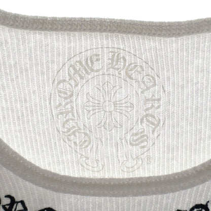 Chrome Hearts Neck Logo Back Girls Print Tank Top White — view 7