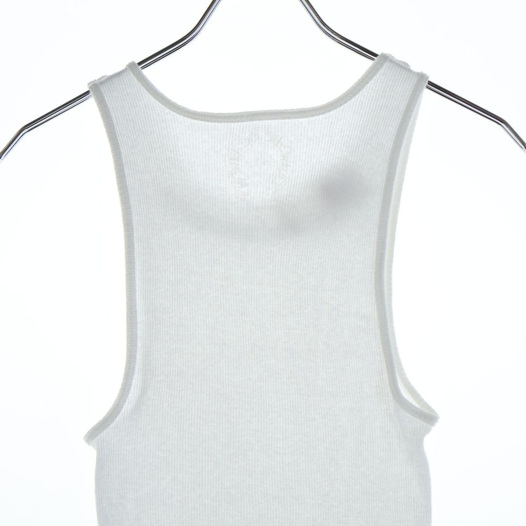 Chrome Hearts Neck Logo Back Girls Print Tank Top White — view 4