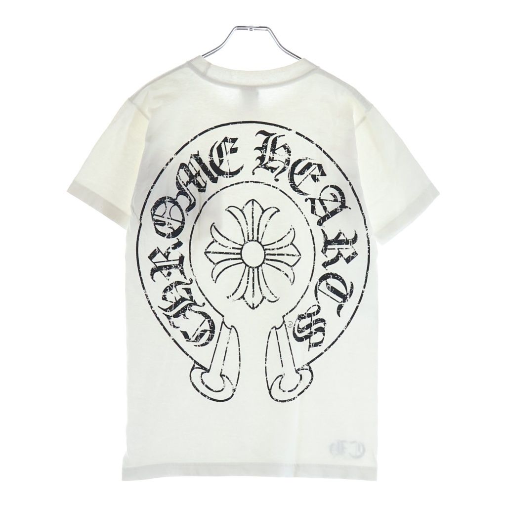 Chrome Hearts Vintage Short Sleeve CH Plus Print T-Shirt