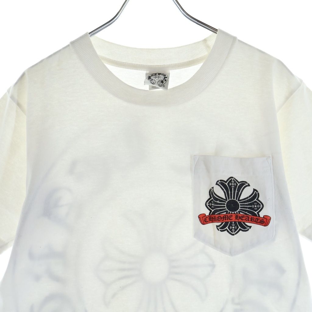 Chrome Hearts Vintage Short Sleeve CH Plus Print T-Shirt — view 3