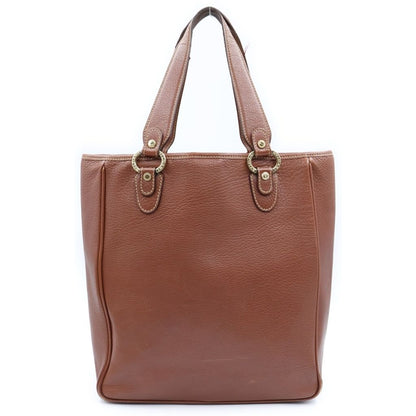 Bvlgari Maxilettare 2-Way Tote Bag Brown Leather — view 2