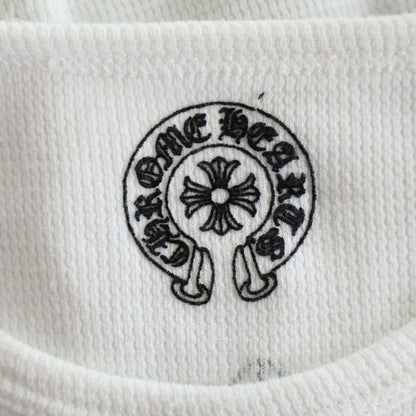Chrome Hearts Vintage Long Sleeve Thermal Horseshoe CH Plus Print Sweatshirt — view 7