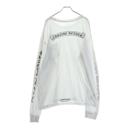 Chrome Hearts CH Long Sleeve English Logo Back Scroll Label T-Shirt