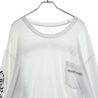 Chrome Hearts CH Long Sleeve English Logo Back Scroll Label T-Shirt — view 3