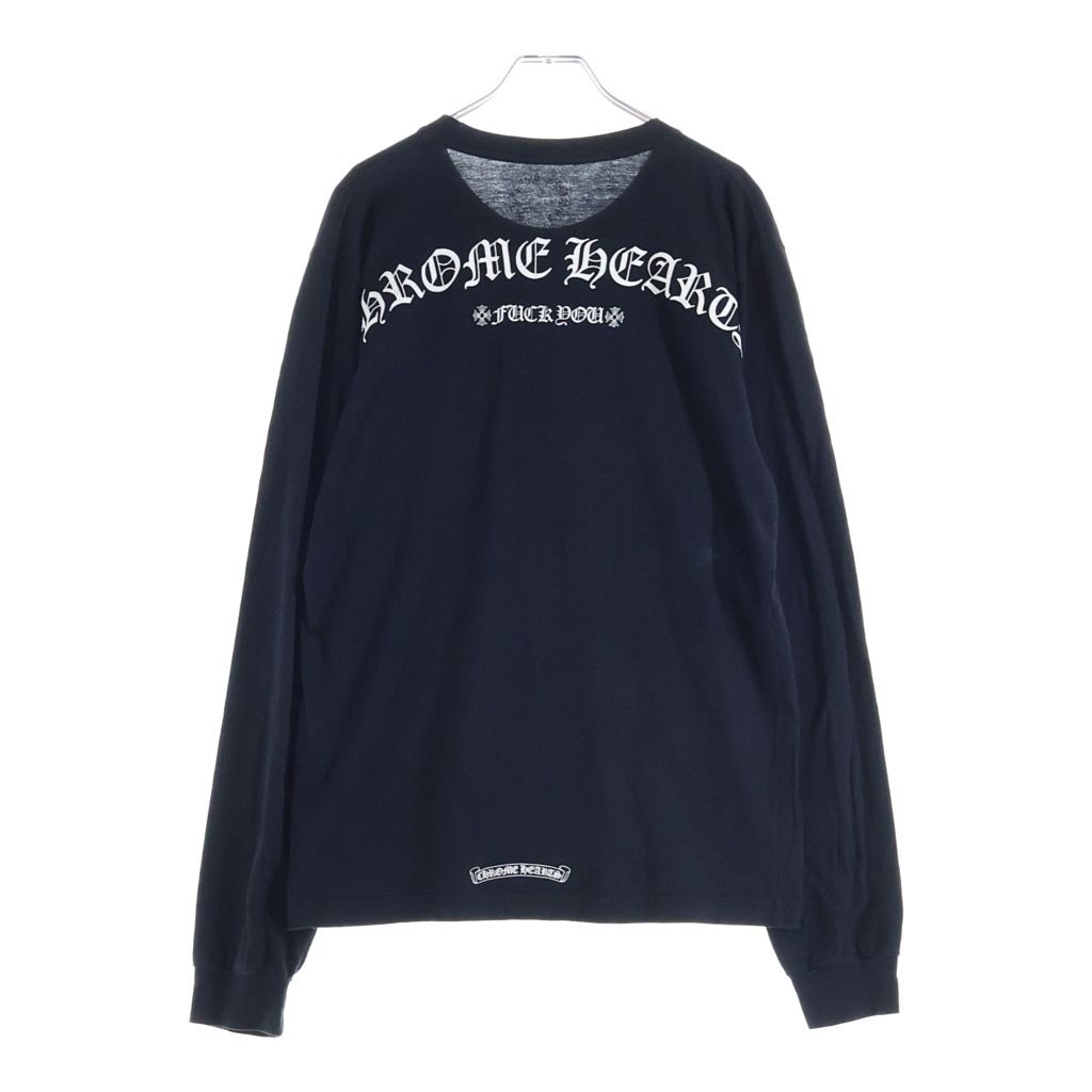 Chrome Hearts CH Long Sleeve Back Arch Logo Print T-Shirt