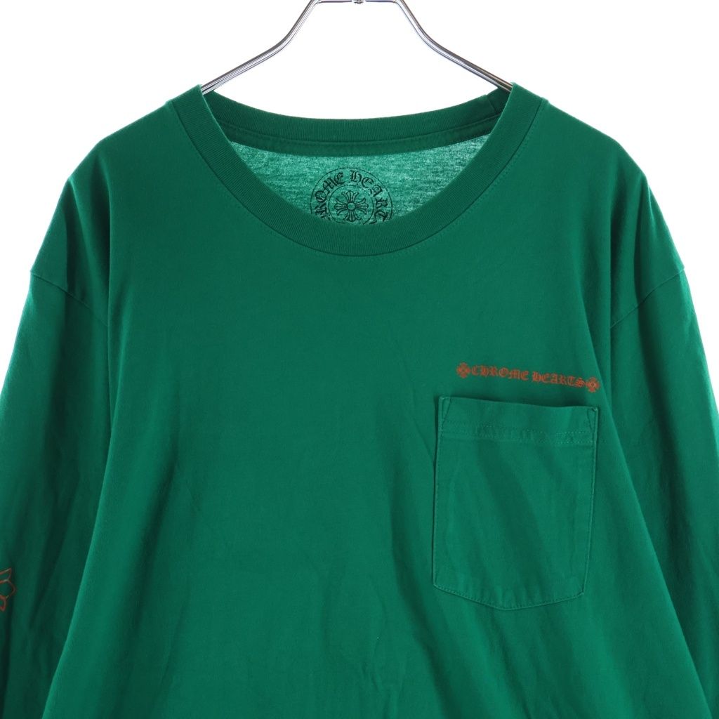 Chrome Hearts CH Long Sleeve CH Cross Horseshoe Print T-Shirt — view 3