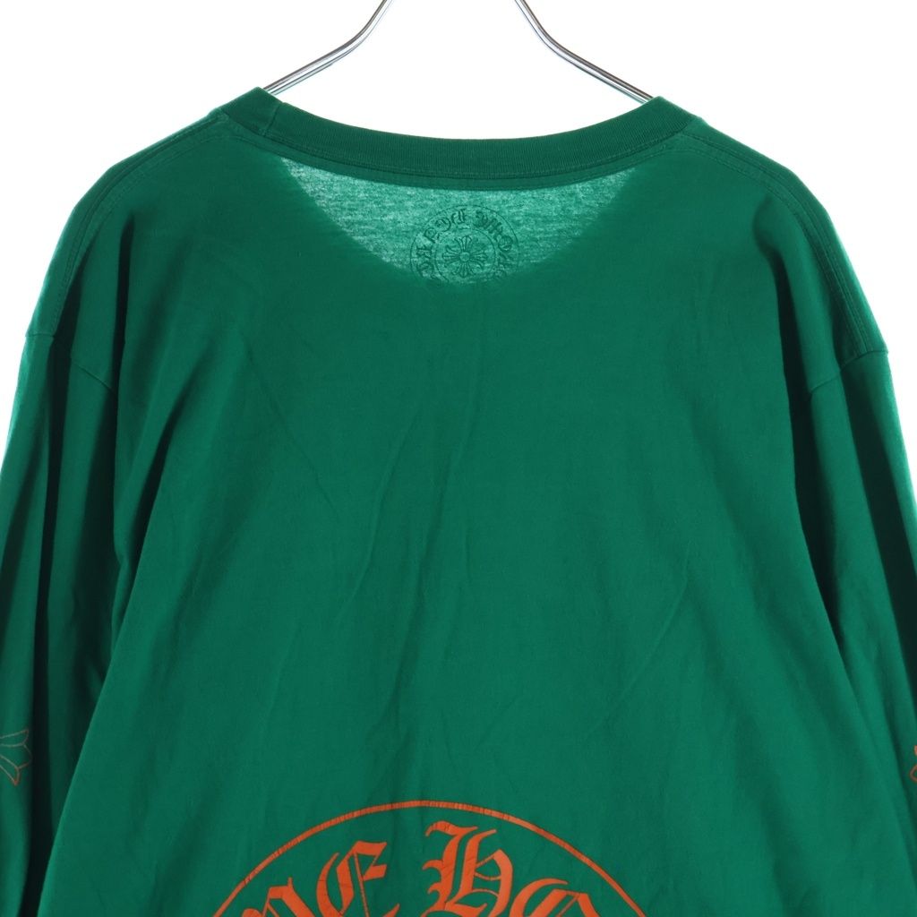 Chrome Hearts CH Long Sleeve CH Cross Horseshoe Print T-Shirt — view 4