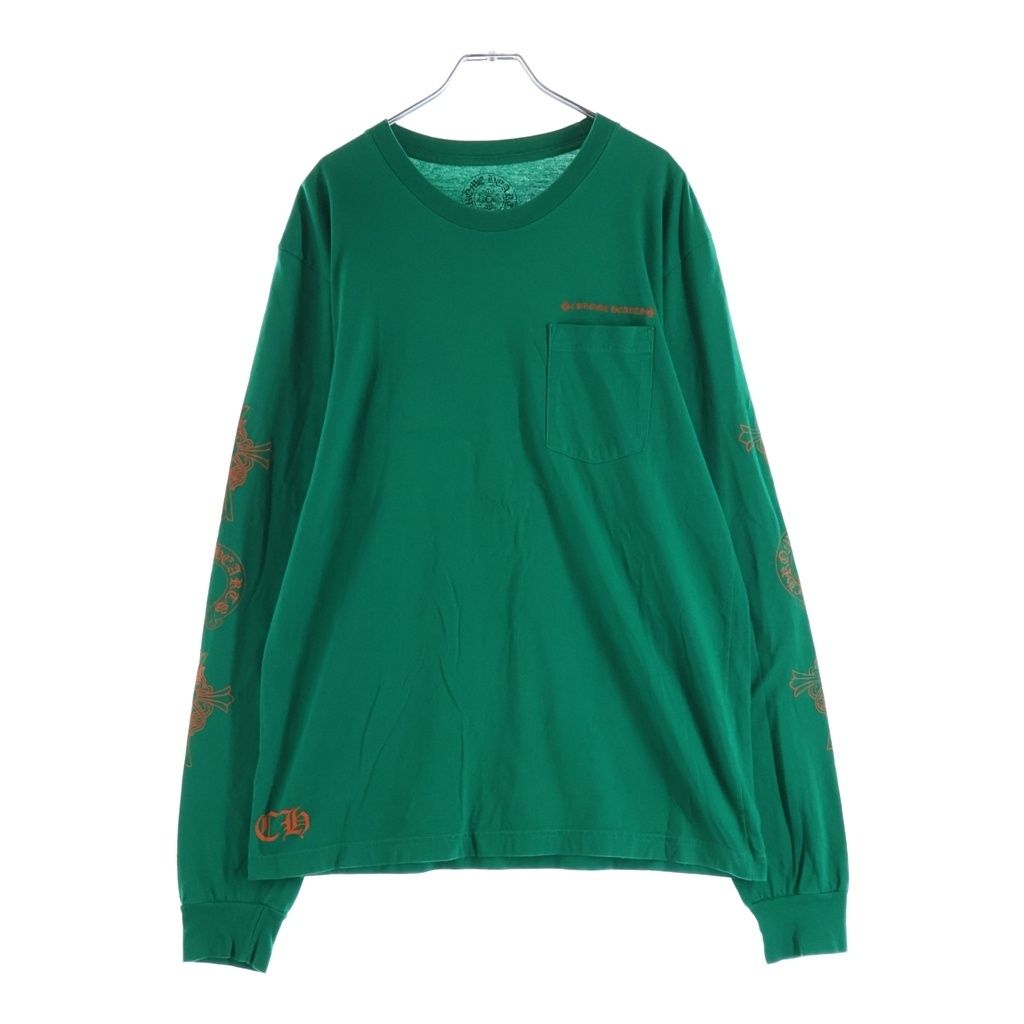 Chrome Hearts CH Long Sleeve CH Cross Horseshoe Print T-Shirt — view 2