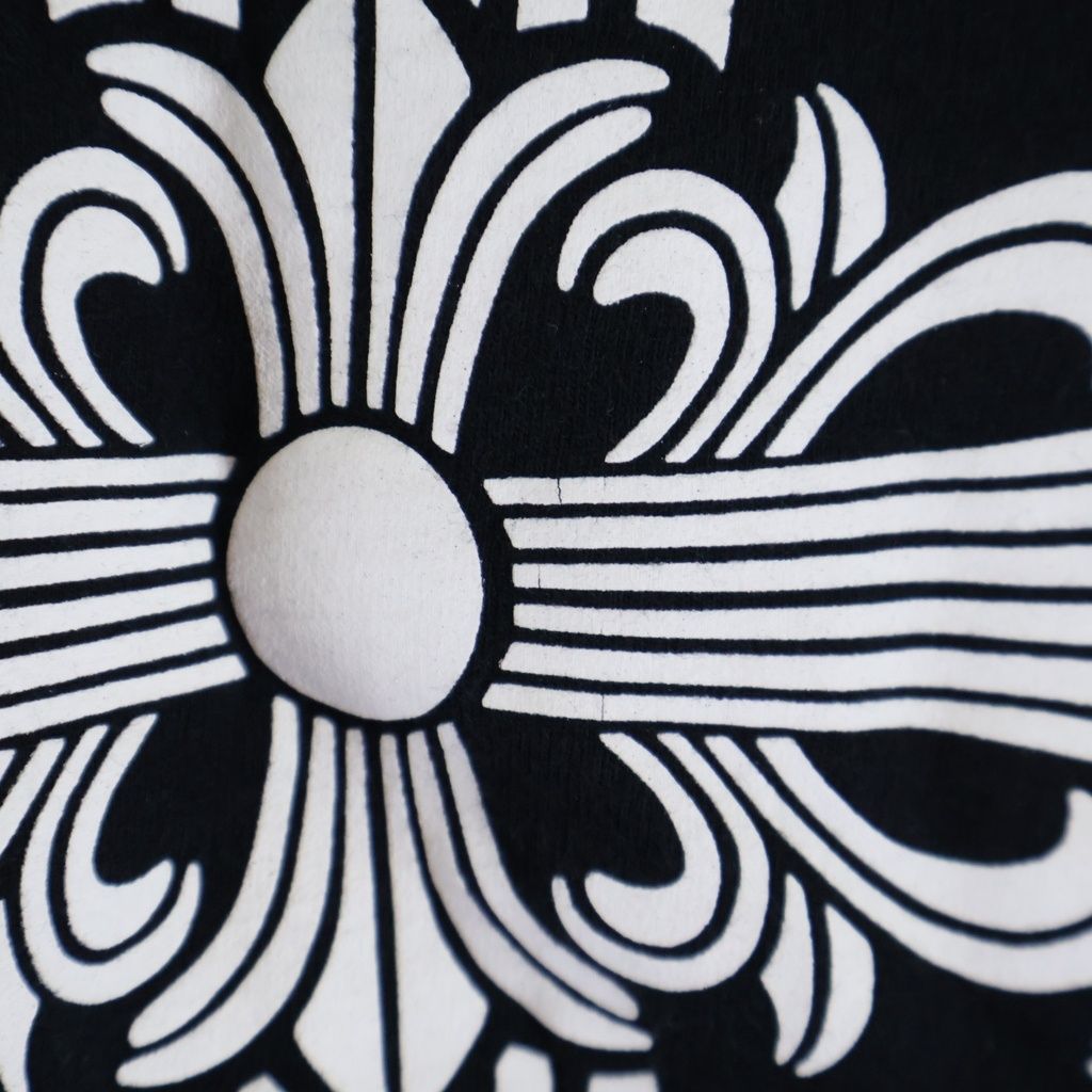 Chrome Hearts CH Long Sleeve Back Floral CH Cross Print T-Shirt — view 6